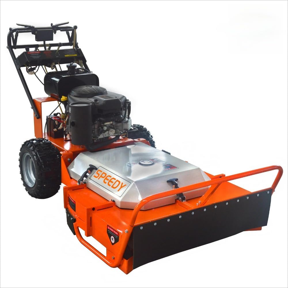 Speedy - 36BB Walk Behind Brush Mower, 36 Inch, 20HP, Agricultural Farm Lawn Cutter